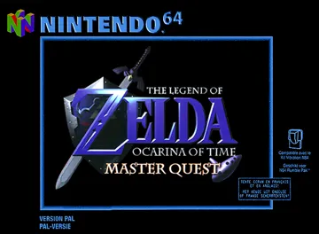 Legend of Zelda, The - Ocarina of Time - Master Quest (Europe) (Debug) (GameCube) box cover front